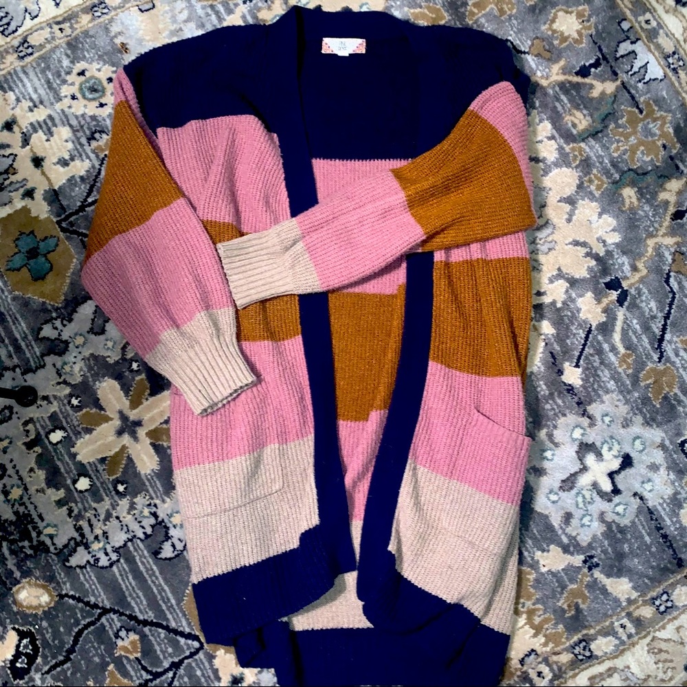 Striped cardigan